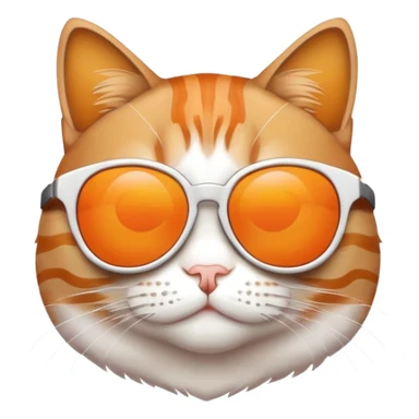 SCat wearing sunglasses sticker