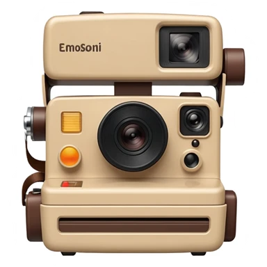 Instant film camera sticker