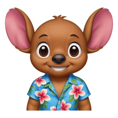 Estetic sticher brown sticker