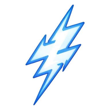 Blurry lightning  sticker