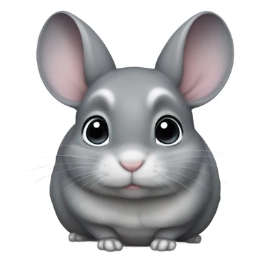 Grey shinshilla sticker