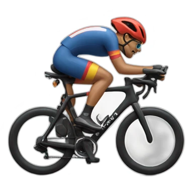 Caída ciclista sticker