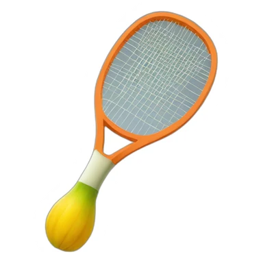 Raquette de squash sticker