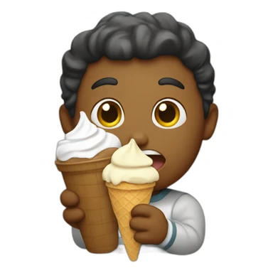 Nova Scotia eating ice cream sticker