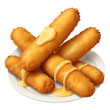 Fried mozzarella sticks  sticker