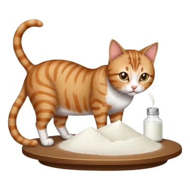 a cat doing crack sticker
