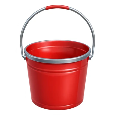 red paint bucket sticker