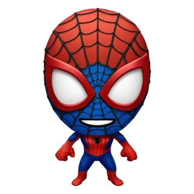 spiderman sonrojado  sticker