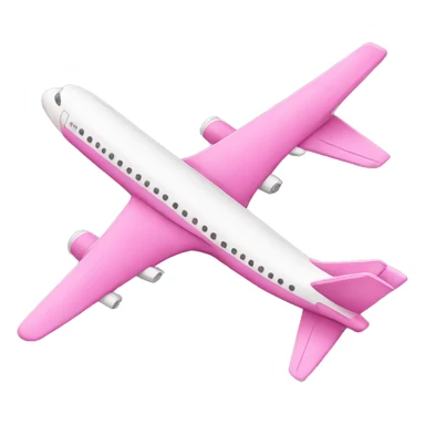 Pink airplane  sticker