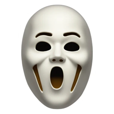 scream (2022) ghostface mask sticker