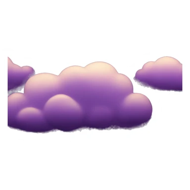 Storm clouds with Purple lighting  sticker