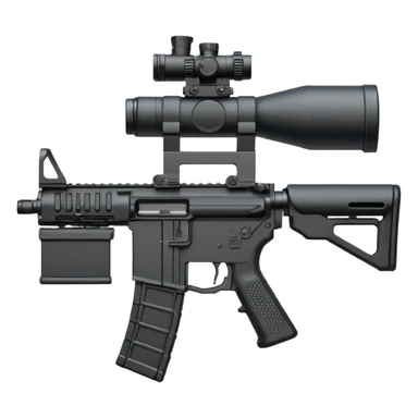 AR-15 drum mag and scope sticker