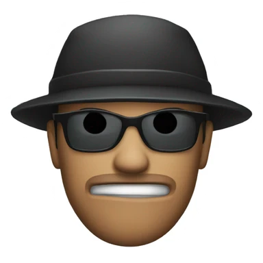 Make a robber emoji sticker