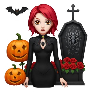 Chris motionless  🕸🦇🎃🥀⚰️🖤🪦🎶🎤👩‍🦰 sticker