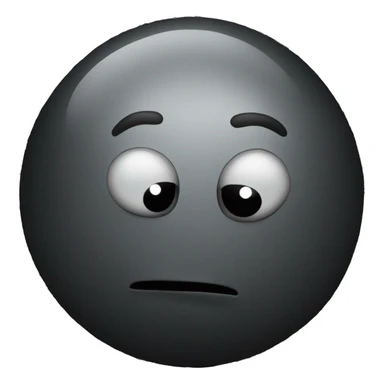 Big black ball sticker