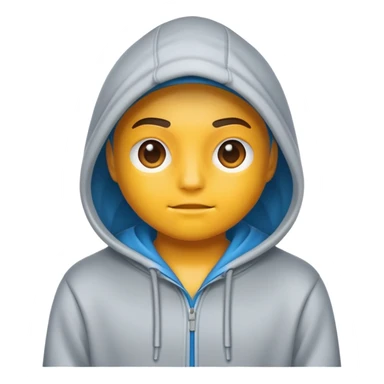 Car Wearing a hoodie  sticker