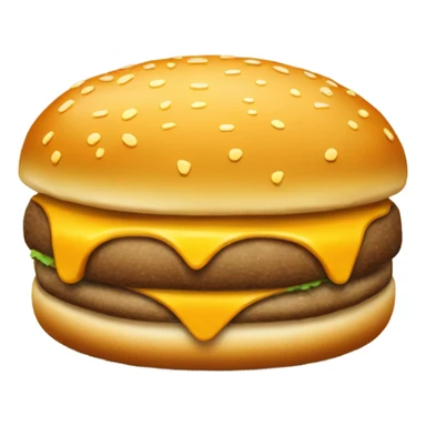 Mustard pouring on top of the hamburger on a plane sticker
