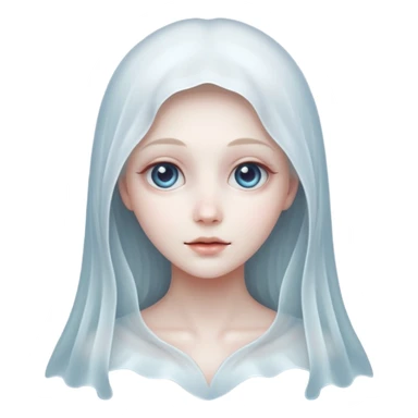 pretty ghost please sticker