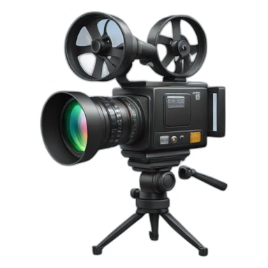 movie camera sticker