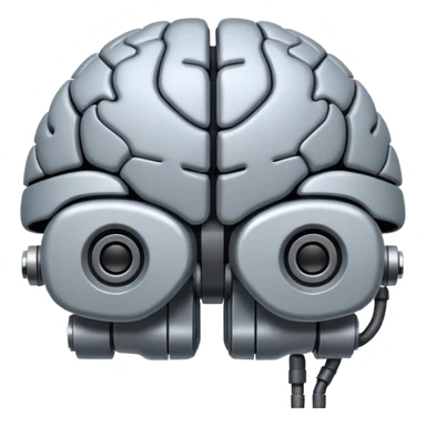 robotic brain sticker