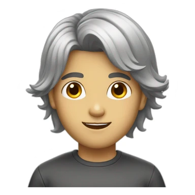 A boy stylish and handsome  sticker