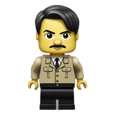 hitler lego figure sticker