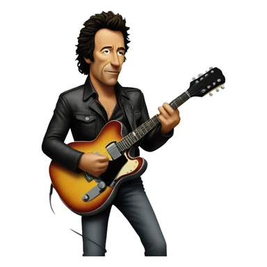 bruce springsteen album cover  sticker