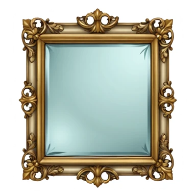 Antique Mirror sticker