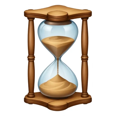 Hourglass sticker