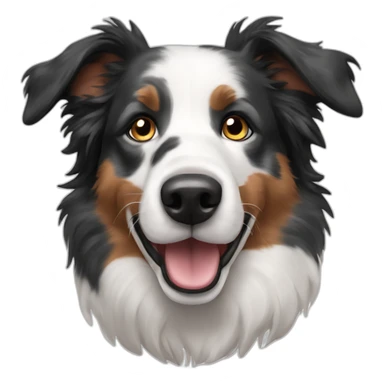 Border collie merle sticker