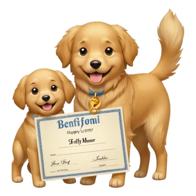 Certified Dog Owner Benefits sticker