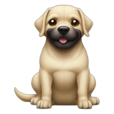 dog like ninja and eat lovely shit sticker