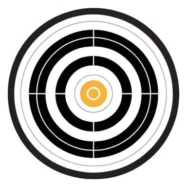 bullseye target sticker