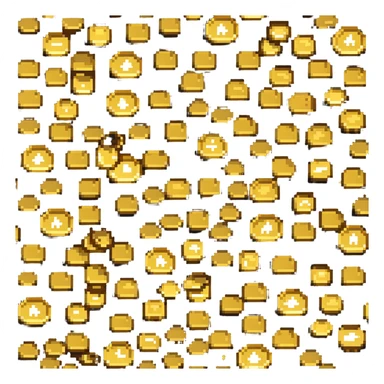 gold coins and treasure sticker