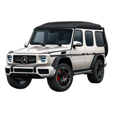 Black Mercedes g63 sticker