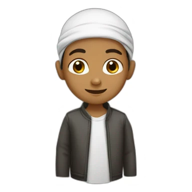Muslim boy sticker