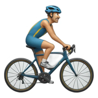 middle-aged-man-runner-bicyclist sticker