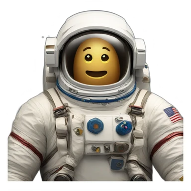 Potato-astronaut sticker