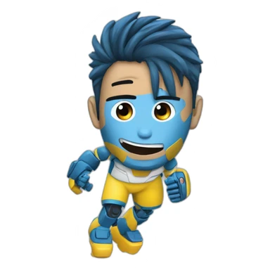 SUAREZ GREMIO VERSION ROBOT COMETA sticker