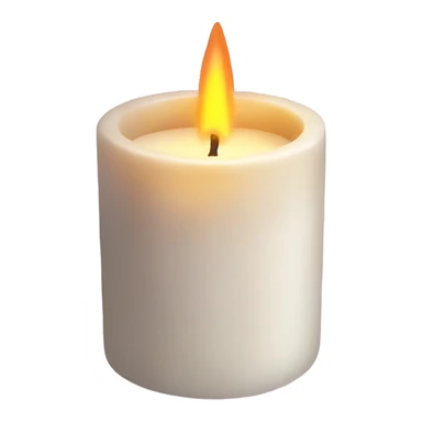 cozy aesthetic candle sticker