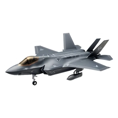 F-35 Lightning II - Lockheed Martin (Model Year: 2022) (Iconic colour: Stealth gray) sticker