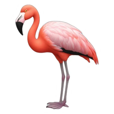 Flamant rose sticker