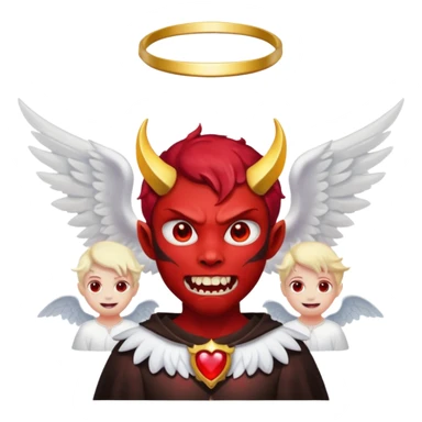 شيطان وملائكة sticker