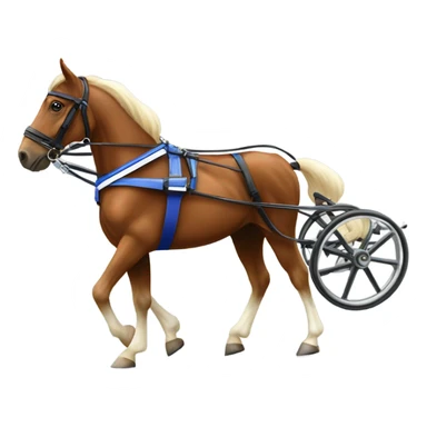 harness race cart sticker