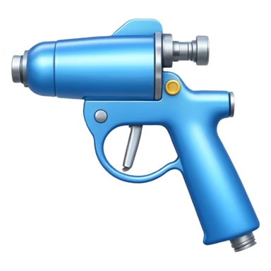 Blue Spray Gun sticker