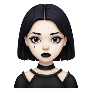 Enmity - state or feeling of being actively opposed or hostile - gothic teenager sticker