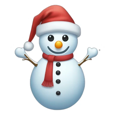 christmas-snowman sticker