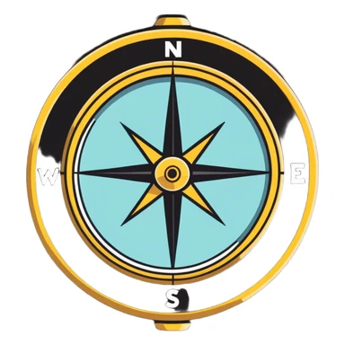 compass sticker