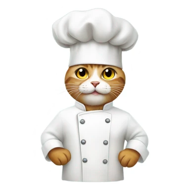 cat wit chef sticker