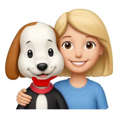 Snoopy y Fifi sticker